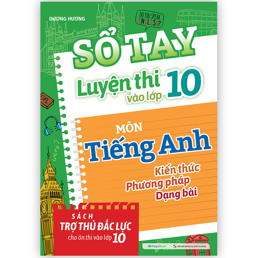 Combo Sổ tay luyện thi vào lớp 10 Môn Toán - Văn - Anh