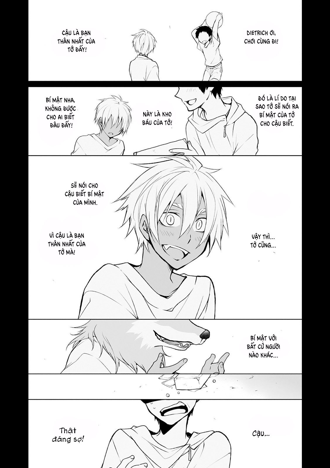 anh chàng người sói và tiểu thuyết gia lập dị chapter 3.1 4