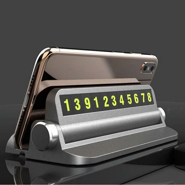 Bảng Ghi Số Điện Thoại Ô Tô Thẻ Đỗ Xe Hiển Thị Số Điện Thoại Gắn Taplo Xe Hơi Ô Tô Tiện Lợi Kiêm Giá Đỡ Tiện Lợi - Phụ kiện nội thất khác
