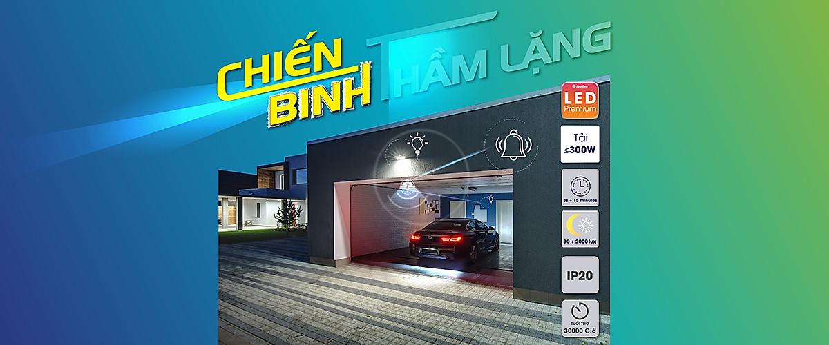 Công Tắc Cảm Biến Chuyển Động /Ánh Sáng Cao Cấp CT01 PIR 300W