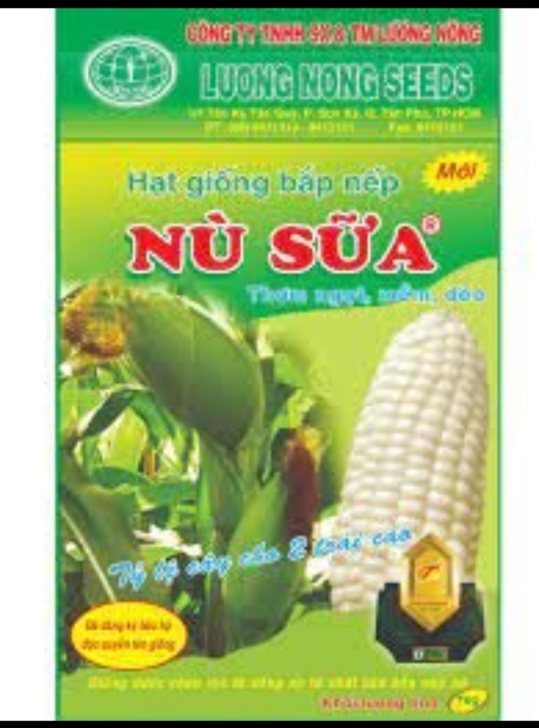 Hạt giống bắp nù sữa chính hãng F1 gói 200 gram