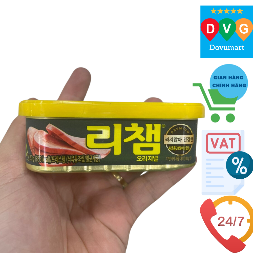 Thịt Giăm Bông Richam Dongwon Hàn Quốc Hộp 120G / 동원) 리챔120G