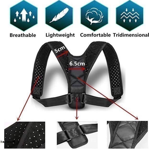 Đai chống gù lưng nam nữ posture corrector  [tặng kèm 2 tấm trợ lực]