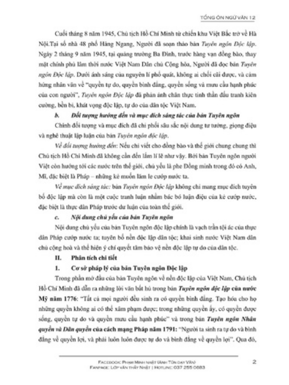 Sách - Tổng Ôn Ngữ Văn 12