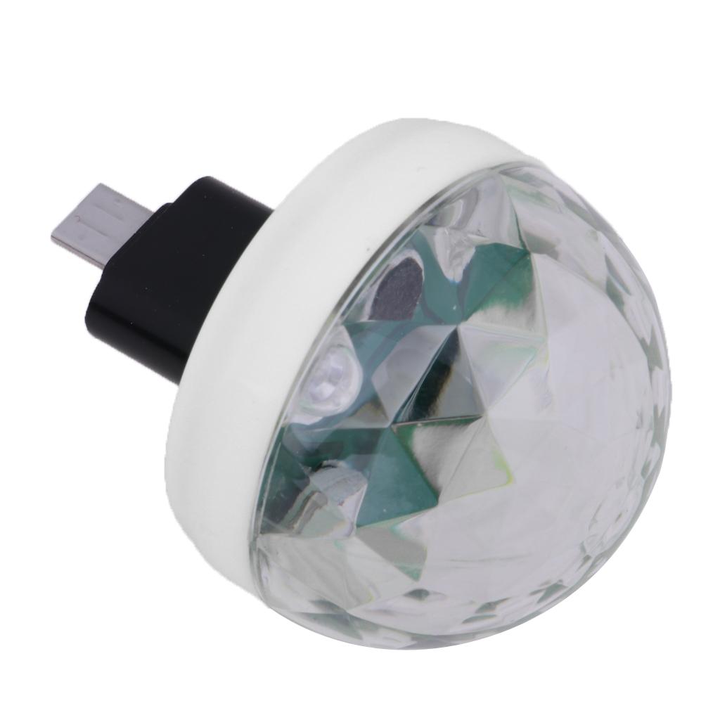 Mini USB Sân Khấu Ánh Sáng Vũ điệu Điều Khiển Bằng Giọng Nói Bóng Ma Bóng đèn RGB Bóng đèn LED