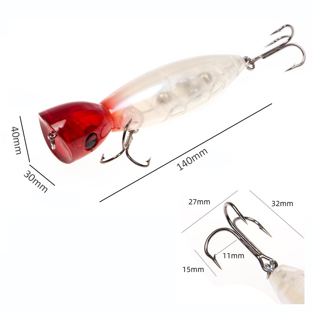 Mồi câu cá bằng nhựa cứng 14cm/5.5inch