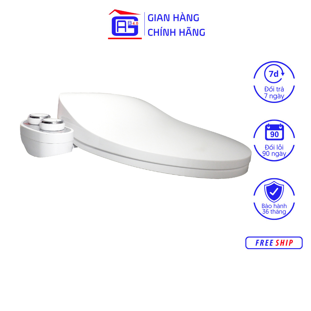 Thiết Bị Vệ Sinh Hyundae Bidet GDB-2000 Hai Vòi Rửa Vệ Sinh Thông Minh Sử Dụng Nước Nóng Lạnh Tiết Kiệm Giấy Vệ Sinh Kèm Nắp Bệt