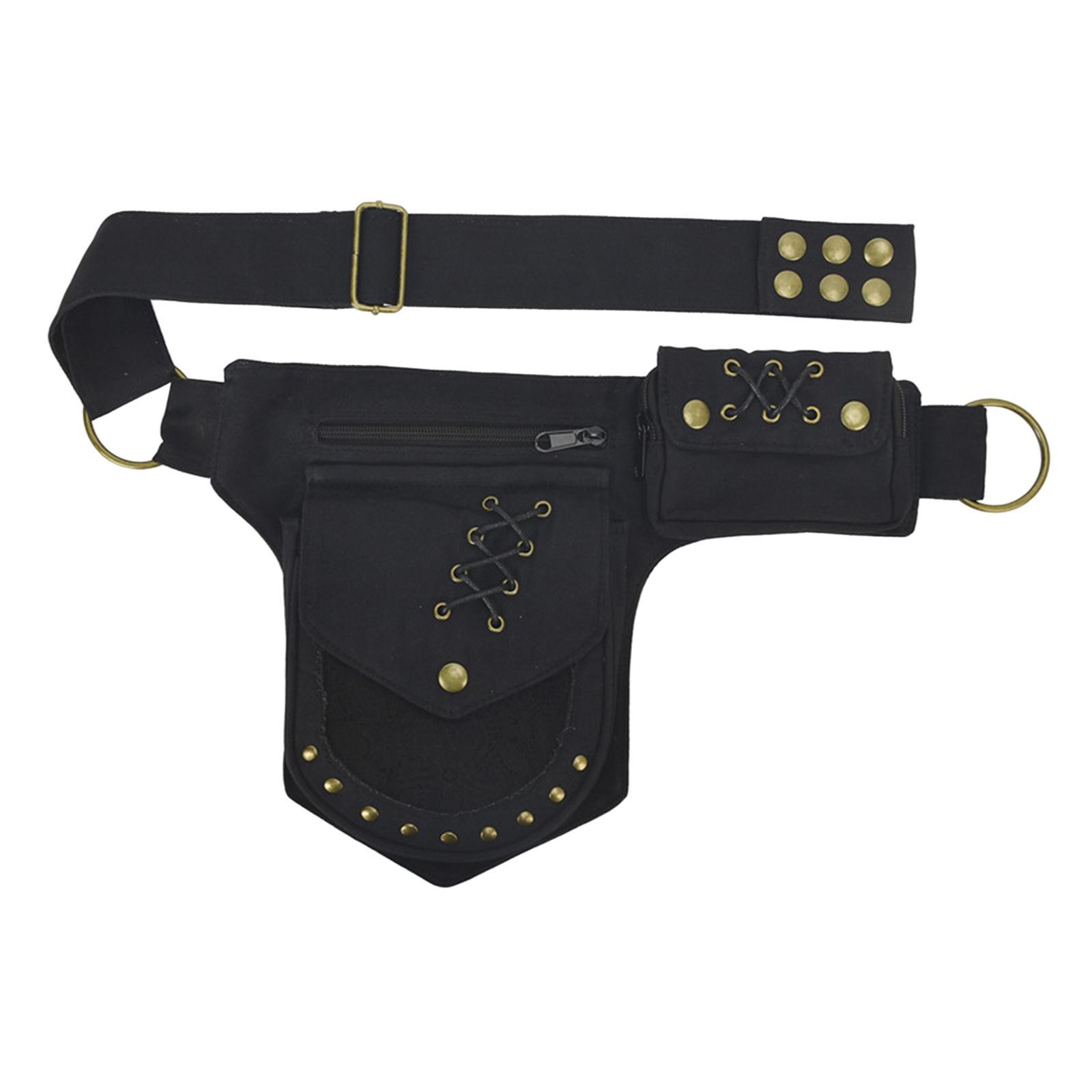 Waist Pack Adjustable Strap Stylish Fanny Pack for Street Hiking Backpacking