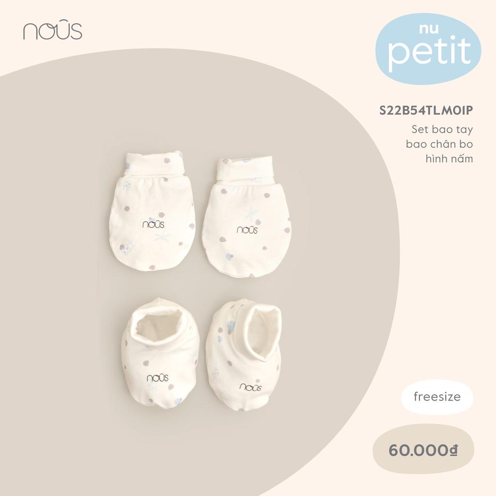 Phụ Kiện Cho Bé - Set 01 Đôi Bao Tay và 01 Đôi Bao Chân Chất Petit Nous