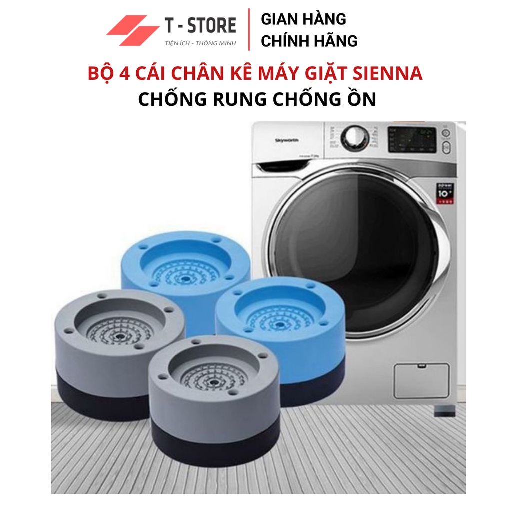 Bô 4 đế su chống rùng bảo vệ động cơ máy giặt