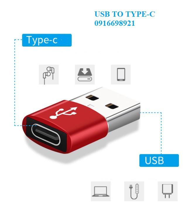 Thiết bị chuyển đổi từ đầu cắm USB sang cổng cắm Type-C U-T