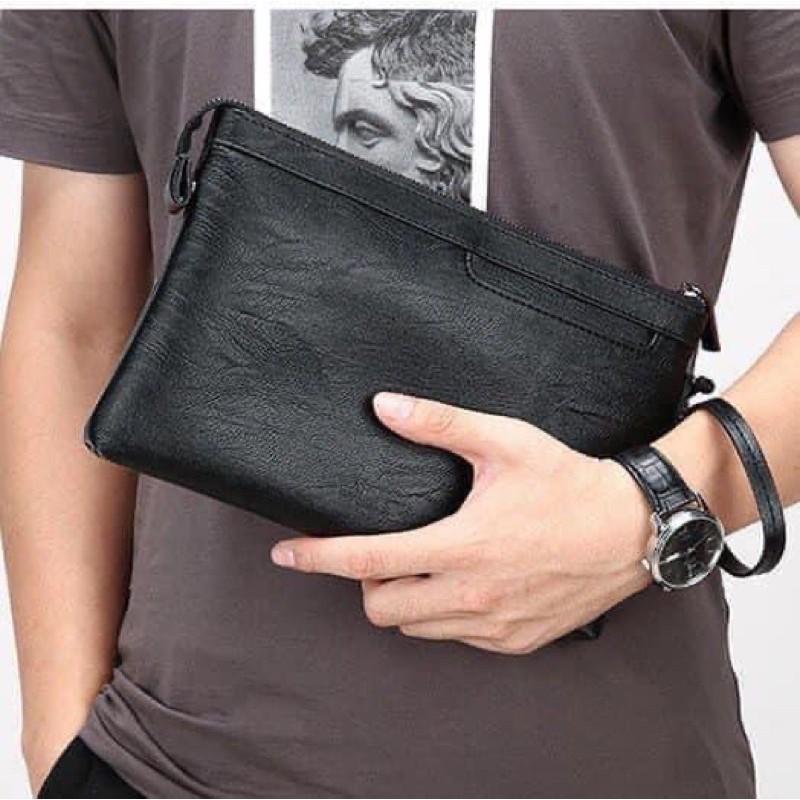 Clutch Cầm Tay Thời Trang Nam Nữ Unisex Phong Cách Tối Giản