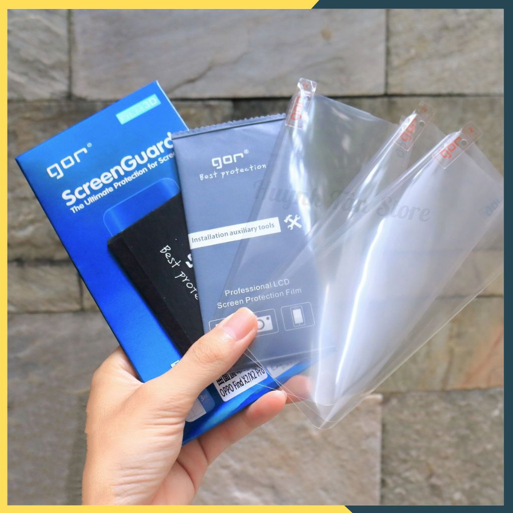 Dán dẻo GOR full màn hình 3D dành cho oppo find x2/x2 pro trong suốt, bảo vệ màn hình - hàng nhập khẩu