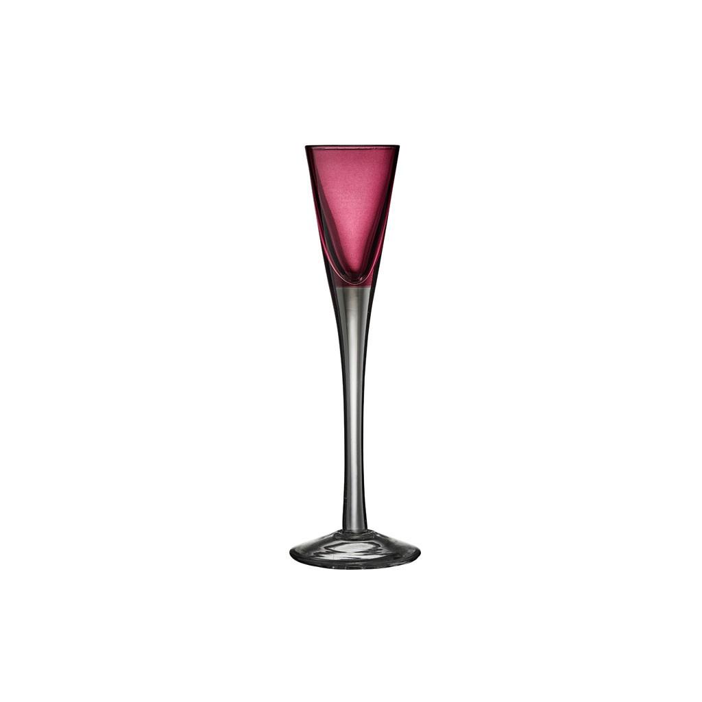 Bộ 6 ly uống shot, nhiều màu. Nhãn Lyngby Glas Đan Mạch