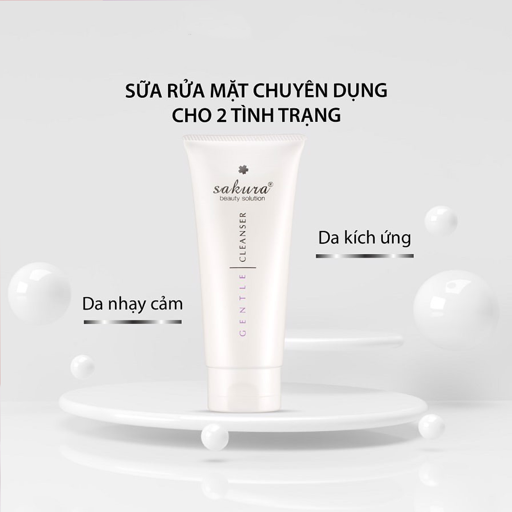 Sữa rửa mặt dành cho da nhạy cảm Sakura Gentle Cleanser 100ml