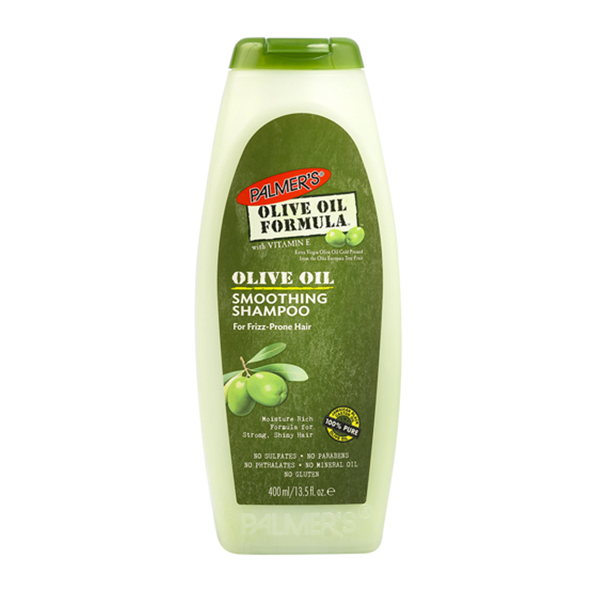 Dầu gội dưỡng tóc, làm sạch và nuôi dưỡng tóc giảm hư tổn Olive Palmer's Olive Oil Formula Smoothing Shampoo 400ml + tặng dầu xã dừa Palmer's 50ml