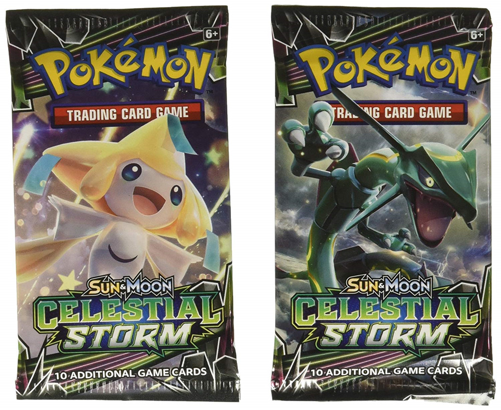 Bộ Thẻ Bài Pokemon 324 Thẻ Trading Card Game Sun&Moon Celestial Storm TCG Sưu Tập Đẹp Đọc Đáo