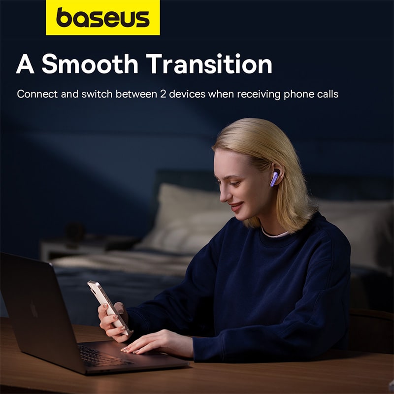 Tai Nghe Bluetooth OS-Baseus Bowie E5 True Wireless Earphones (Hàng chính hãng)