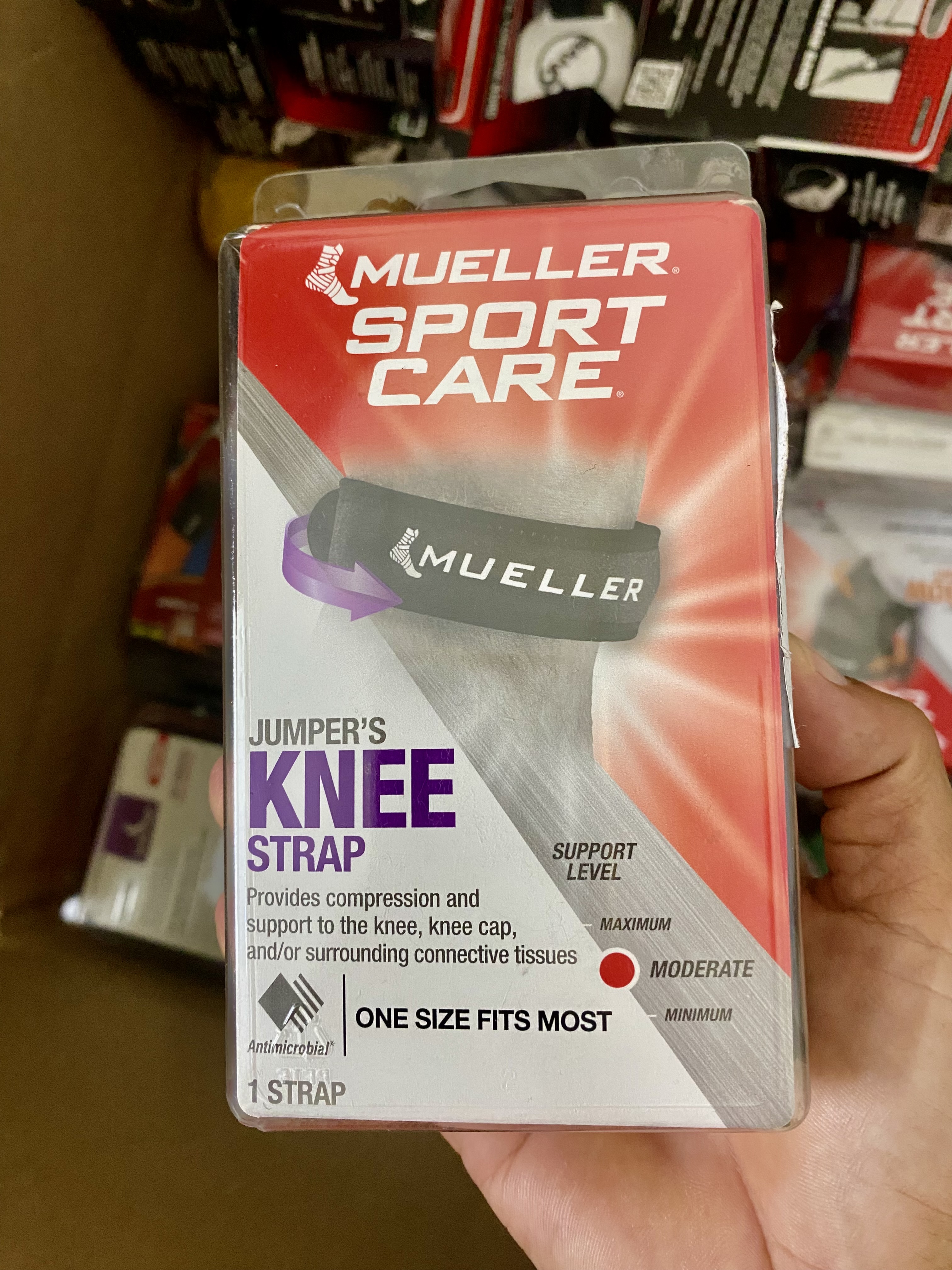 Băng Đầu Gối Mueller Jumper’s Knee Strap – Black (992)