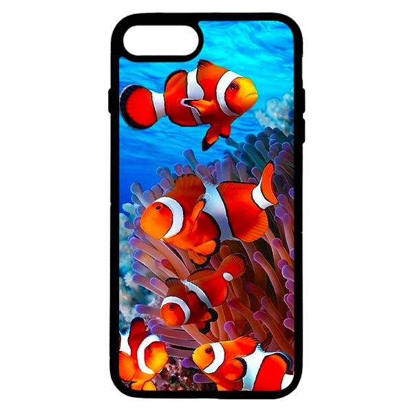 Ốp lưng cho điện thoại Iphone 8 Plus biển và cá   - Hàng chính hãng