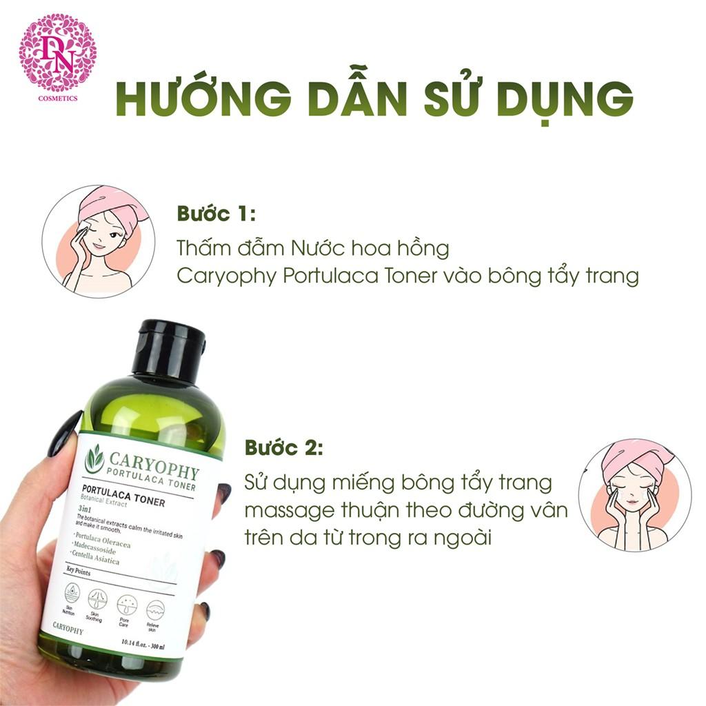 Nước Hoa Hồng Làm Dịu Da Caryophy Portulaca Toner 300ml