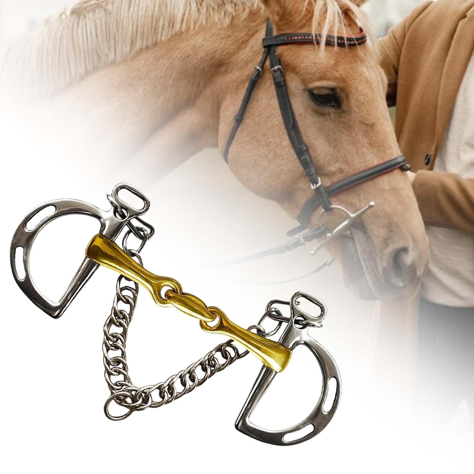 Horse Bit Copper Mouth Cheek Horse Bridle Horse Chewing
