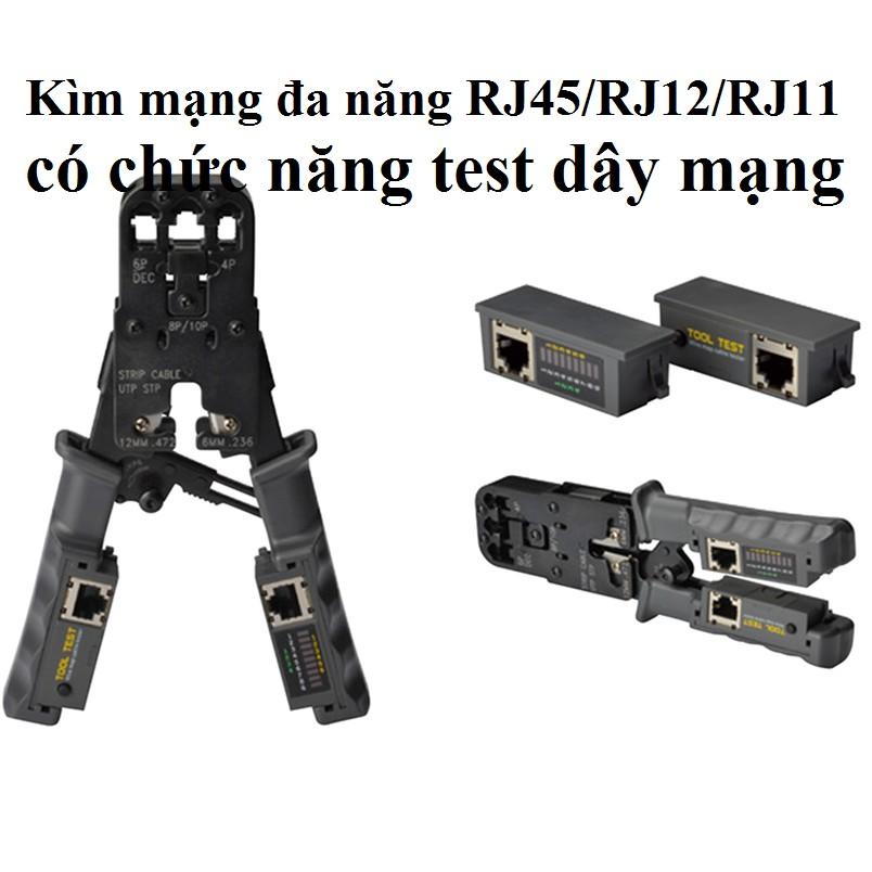 Kìm mạng đa năng + Chức năng test dây mạng HT-022