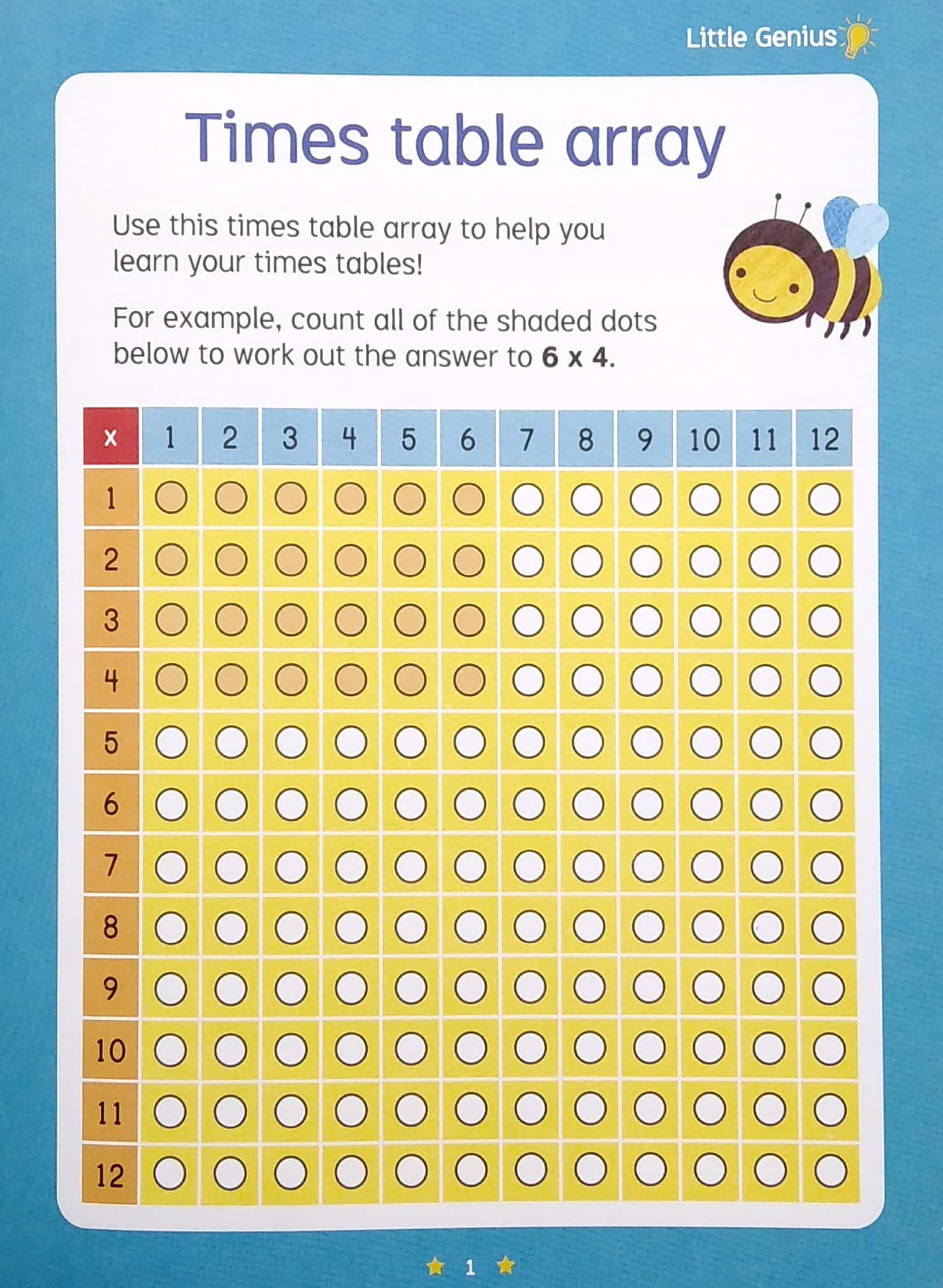 Little Genius : Times Tables Early Learning Box