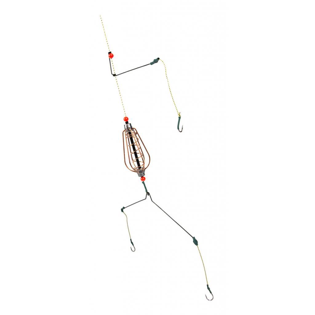 6xSpring Fishing Feeder Lead Thrower Carp Method Fishing Bait Cage 15/20/25g