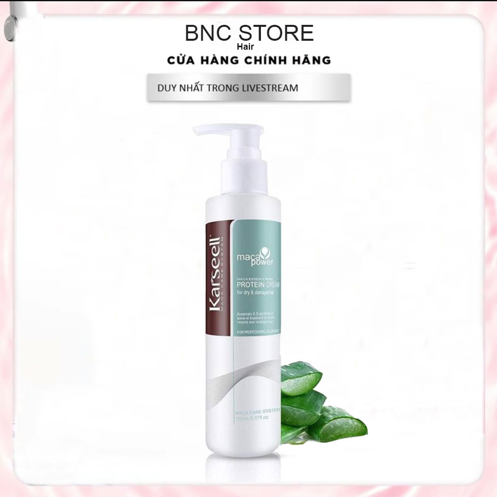 Kem Dưỡng Ẩm Xả Khô PROTEIN KARSEELL MACA 200ML Phục Hồi Chăm Sóc Tóc Hư tổn, Khô Sơ Mùi Thơm Lâu