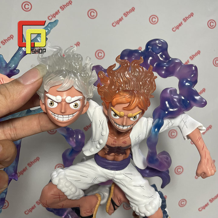 Mô hình Luffy Gera 5 chiến đấu - Figure Luffy Gear 5 - Mô hình One Piece