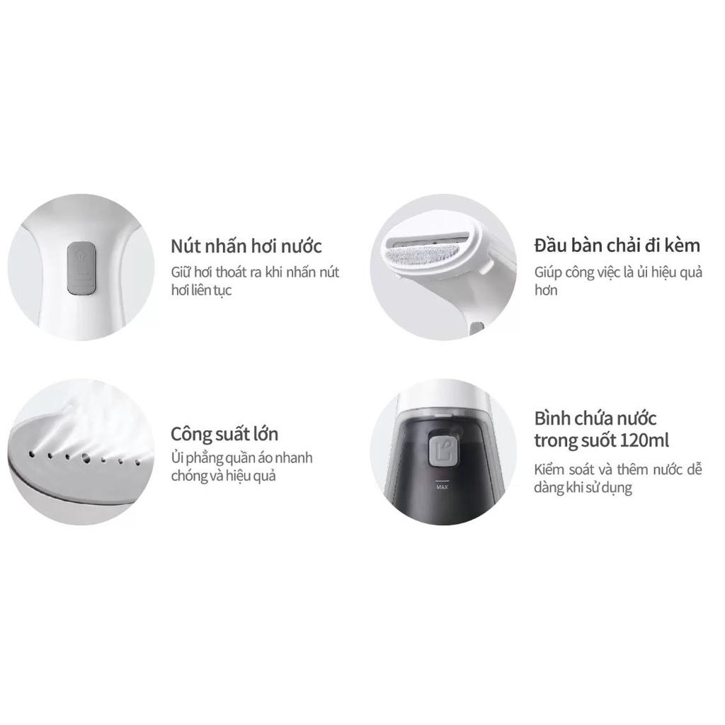 Bàn ủi hơi nước cầm tay Lock&amp;lock ENI148 Mini handy steamer - Hàng Chính Hãng