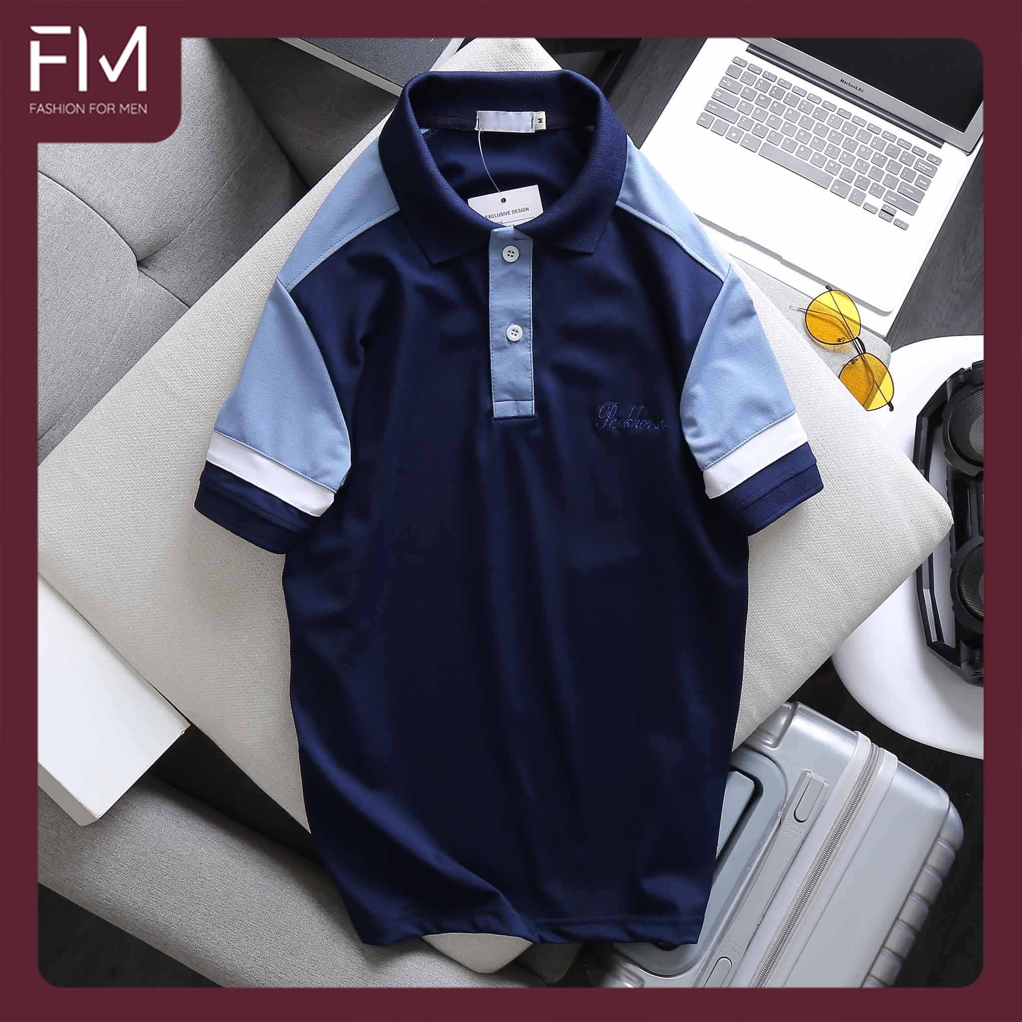 Áo thun nam cổ bẻ, phong cách trưởng thành, chất liệu co giãn dễ dàng vận động - FORMEN SHOP - FMPS164