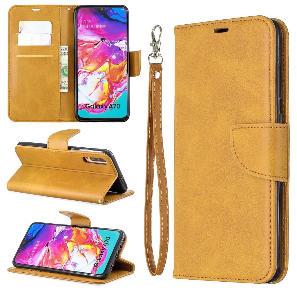 Ốp lưng da ví gập cho Samsung Galaxy A70S A50S A30S A20S A10S A70 A50 A40 A30 A20 A10