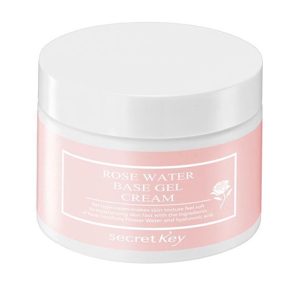 Kem Dưỡng Ẩm và Làm Sáng Da Secret Key Rose Water Base Gel Cream 100ml