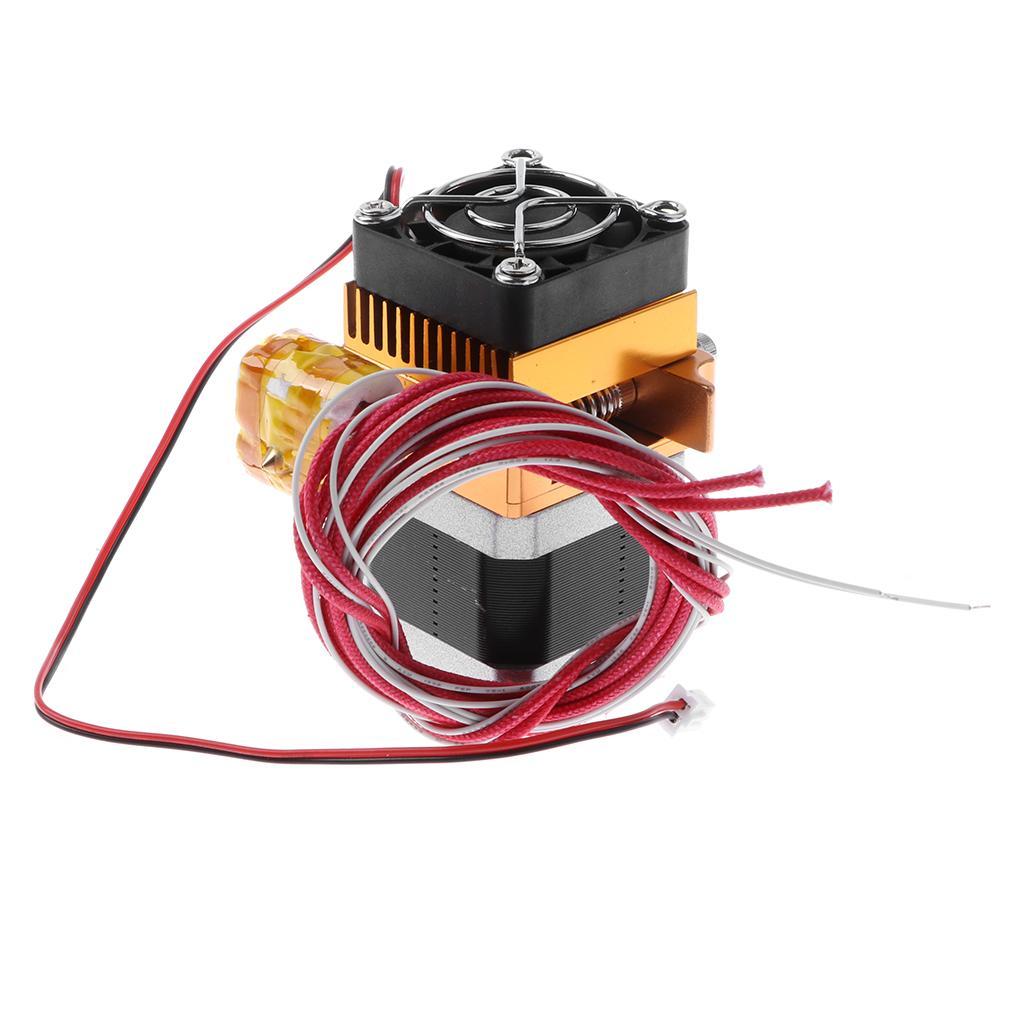 0.4mm Single Head MK8 Extruder Stepper Motor Fan Assembly For 3D Printer