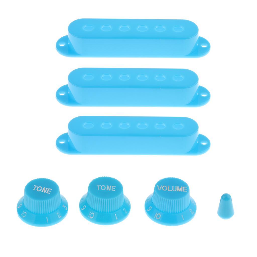 Single Coil Pickup Cover Crontrol Knob Tip for ST Electric Guitar