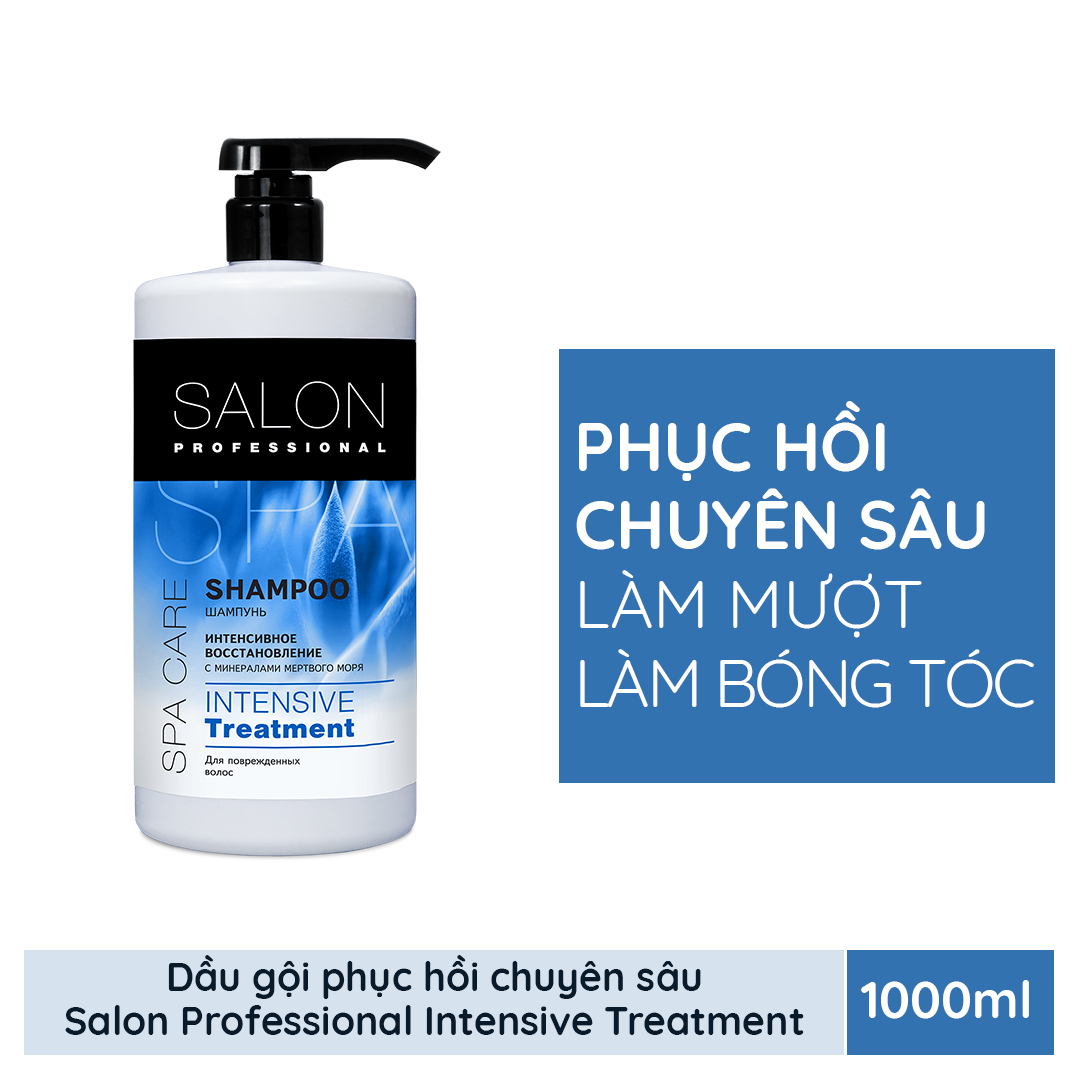 Dầu gội phục hồi chuyên sâu Salon Professional Intensive Treatment 1000ml