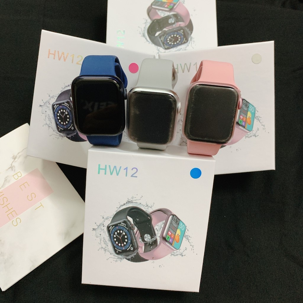 Đồng Hồ Thông Minh Smart Watch HW12 - Thiết Kế Hiện Đại Unisex, Thay Hình Nền, Theo Dõi Sức Khỏe Tập Luyện, Nghe Gọi Nhận Thông Báo, Pin Trâu - Nhiều Màu