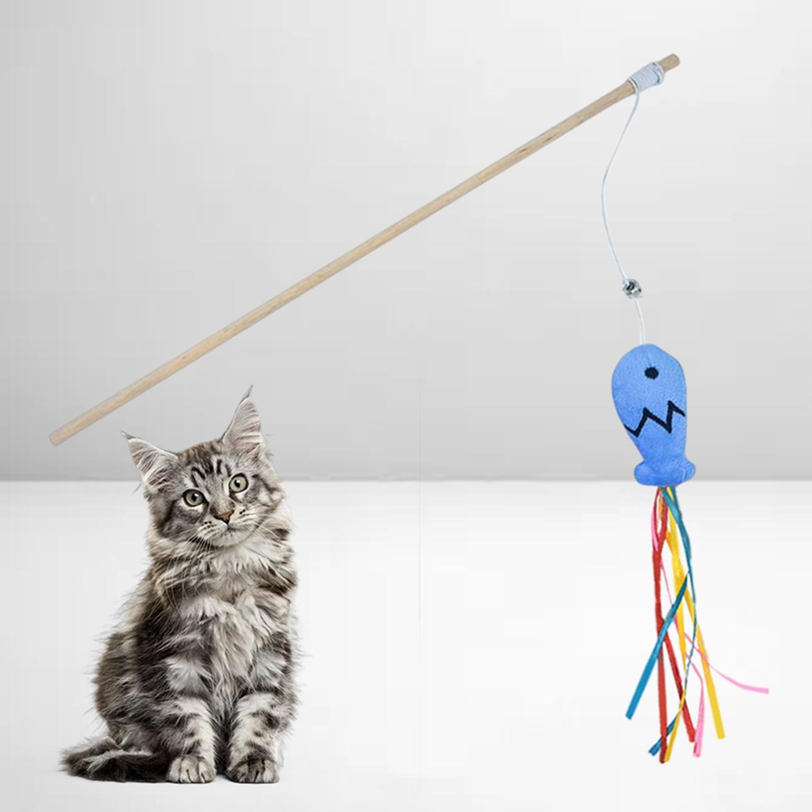 Cat Toy Training Exercise Catcher Interactive Kitten Toys Pet Supplies Blue