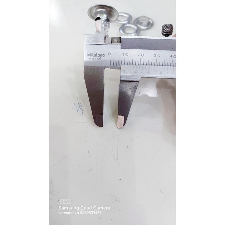 Khoen ore mắt cáo 10mm,12mm,14mm,17mm Bằng Nhôm bấm bạt, bấm túi giấy Túi 100 cái + long đền Khuy nhôm chuyên bấm bạt