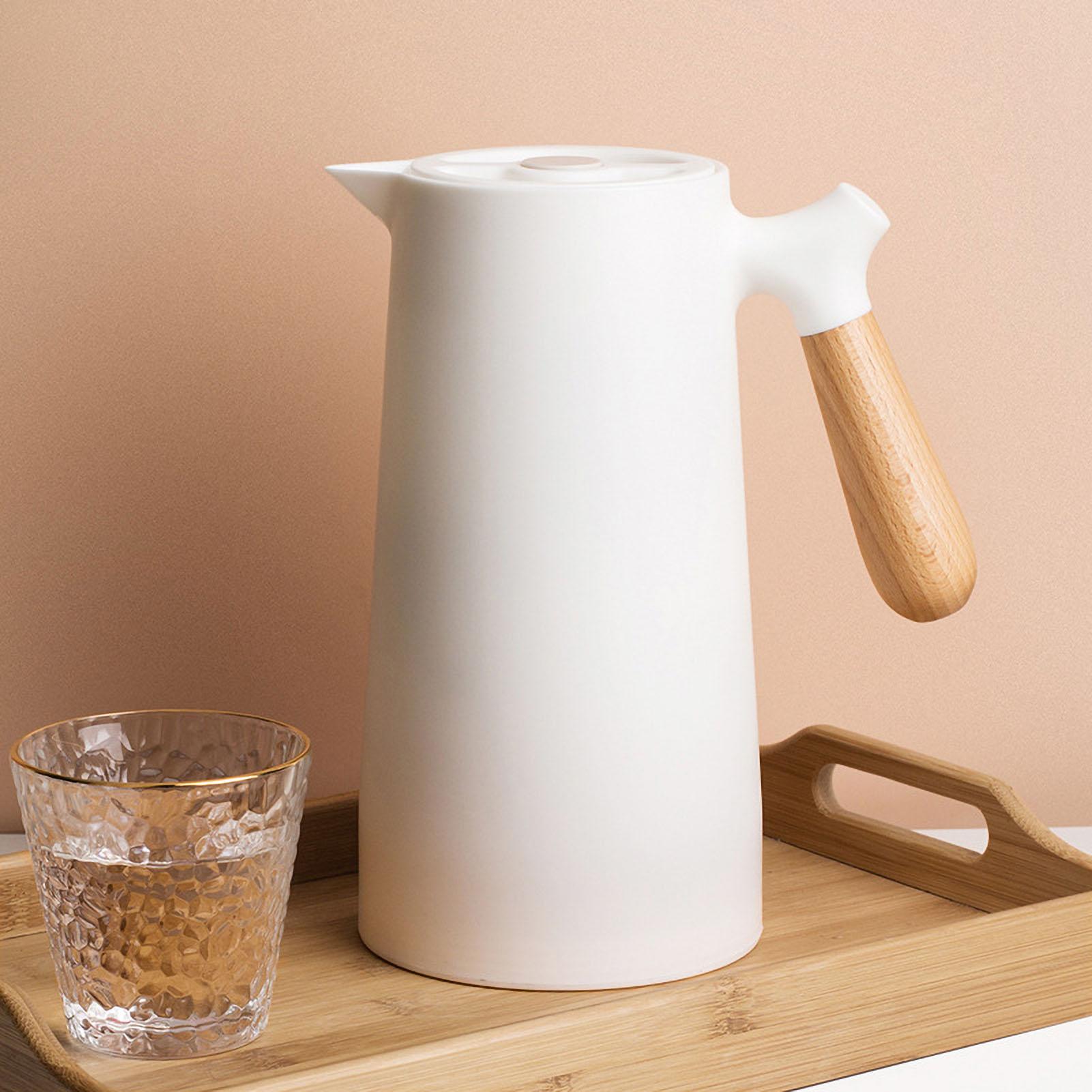 Thermal Coffee Carafe Double Walled Thermos Household Glass Liner Coffee Pot Household Insulation Pot Vacuum Carafes
