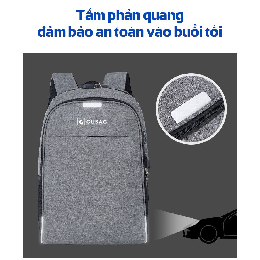 Balo chống trộm, chống nước cao cấp, có khóa số đặt mật khẩu, thông minh, đa năng, balo laptop có khóa số thế hệ mới