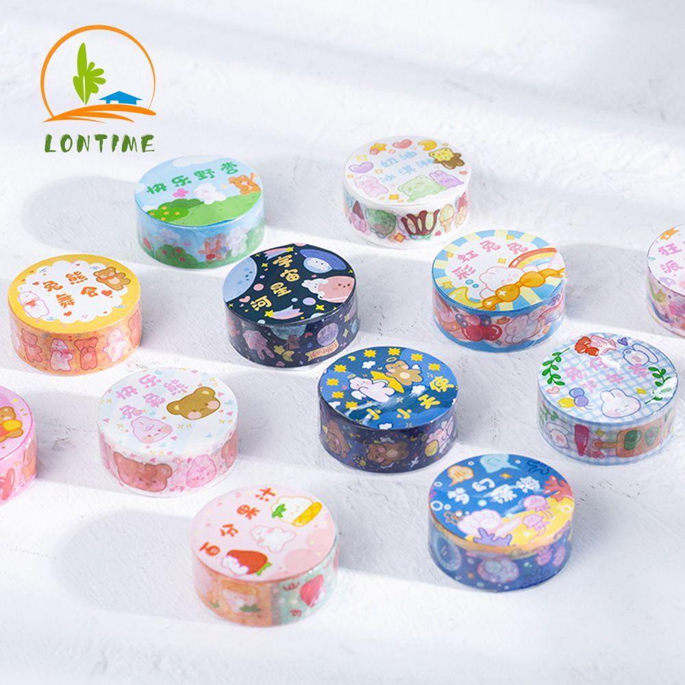 Cuộn Băng Keo Giấy Washi Trang Trí Sổ Tay Diy