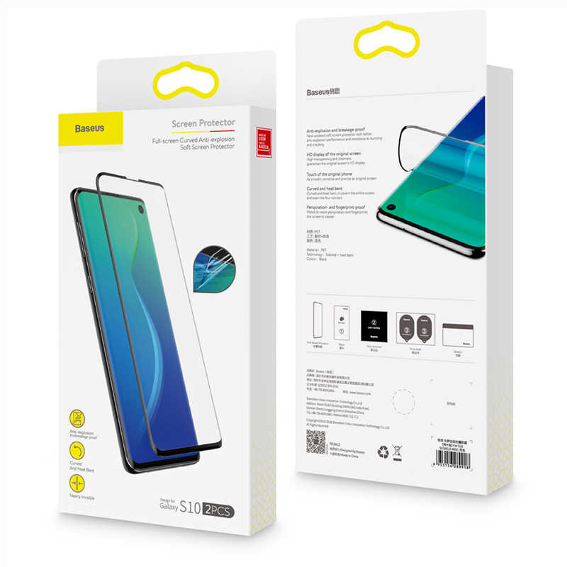 Bộ 2 miếng dán full màn hình Baseus Full Screen LV460 cho Samsung S10 / S10 Plus- Hàng chính hãng