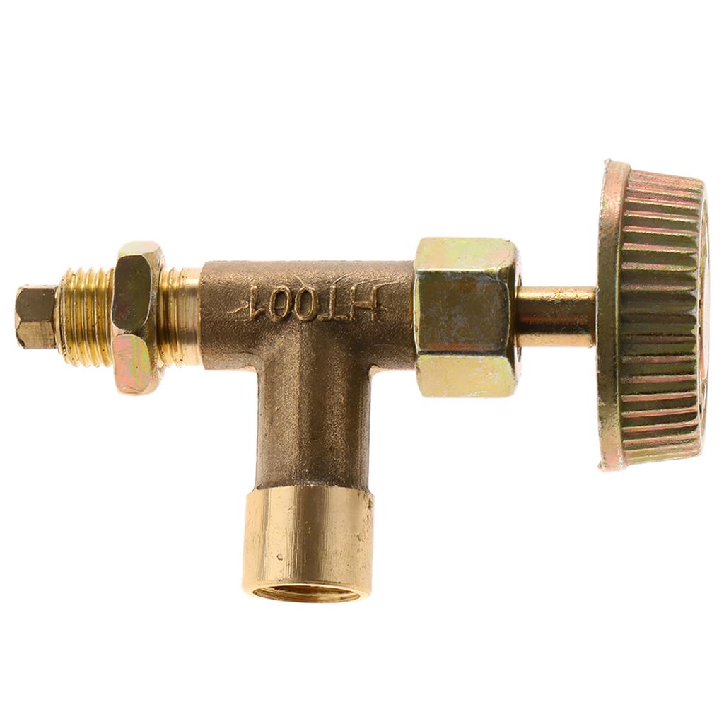 2xGas Connector Shut Off Valve Gas Brass Adapter Gas Ball Valve