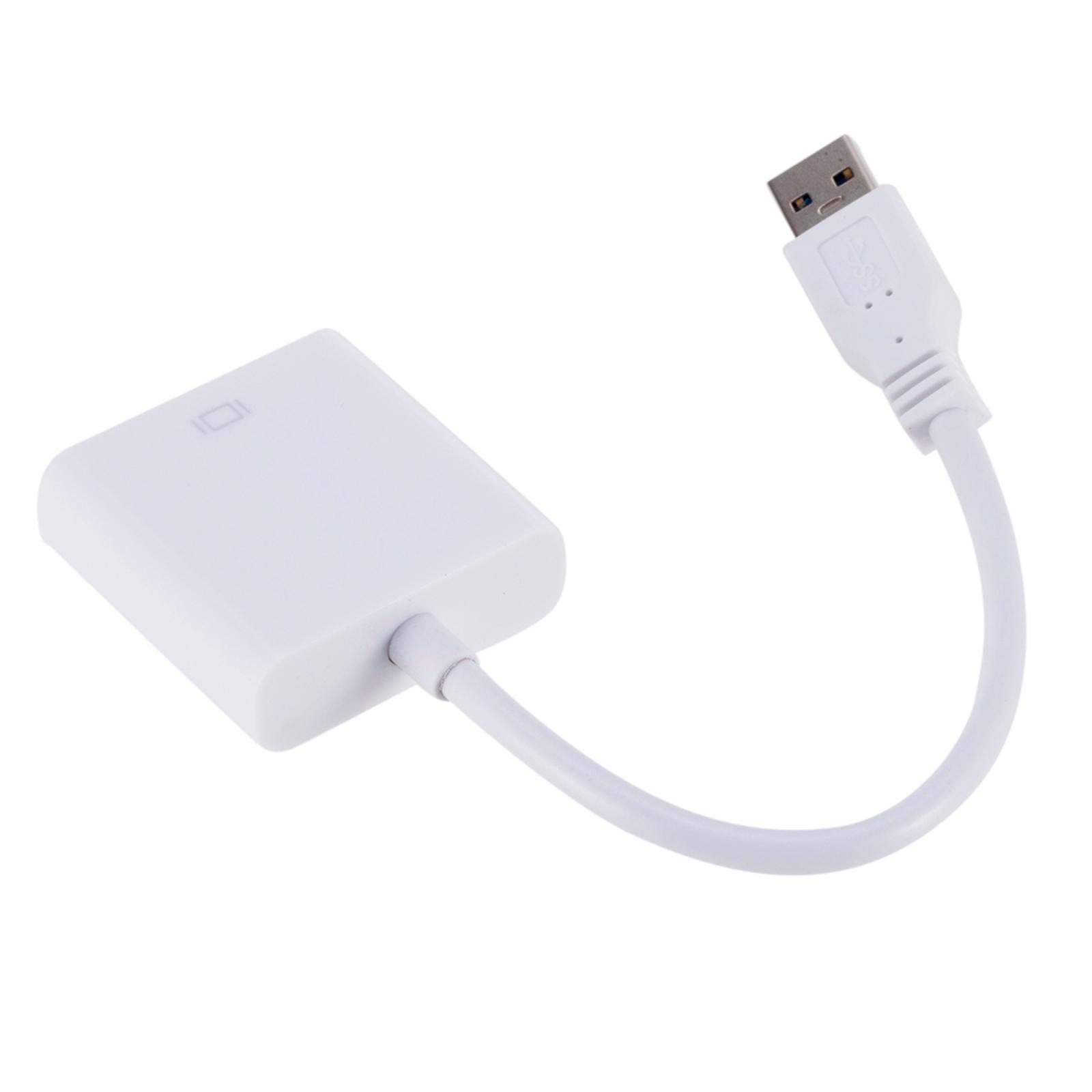Bộ chuyển đổi USB3.0 sang VGA cho máy tính PC laptop