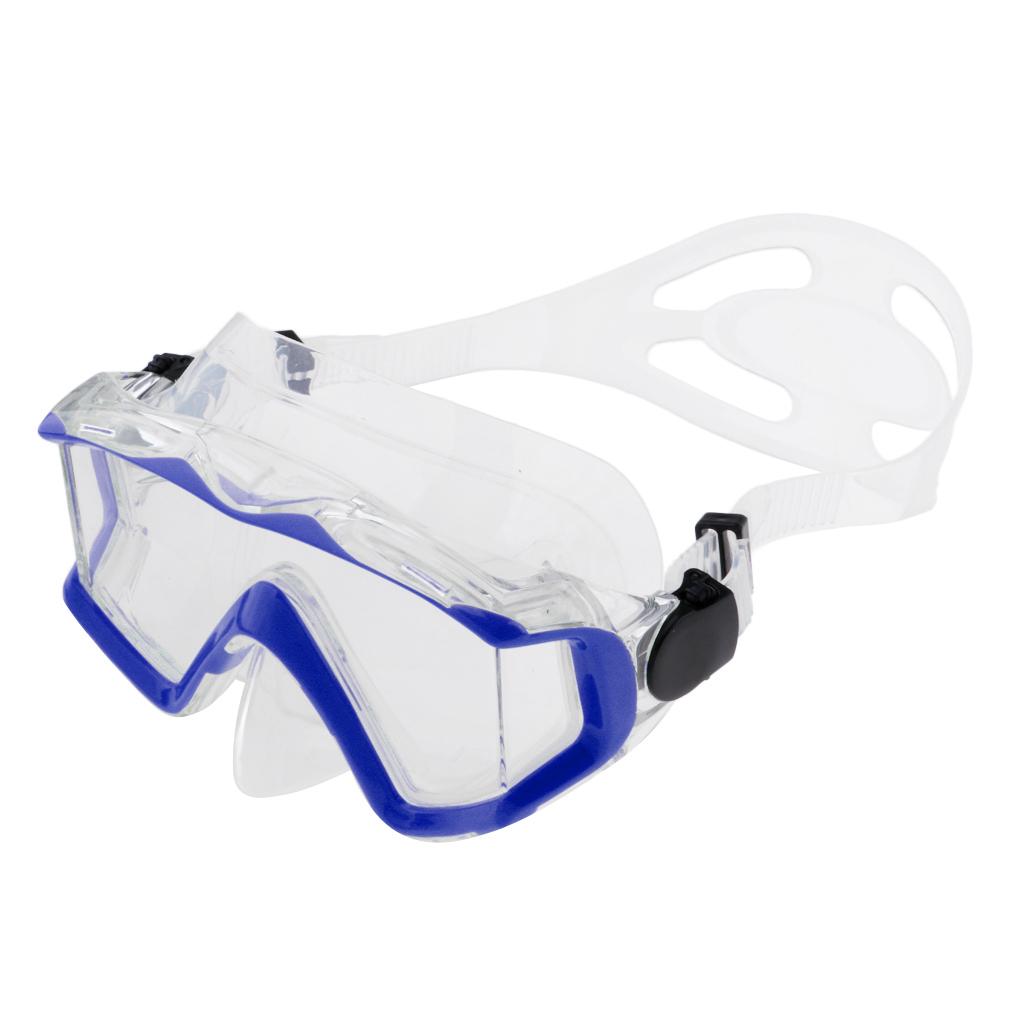 Snorkel Mask Snorkeling Scuba Dive Glasses Goggles Glasses for Adult Black/Blue/Yellow