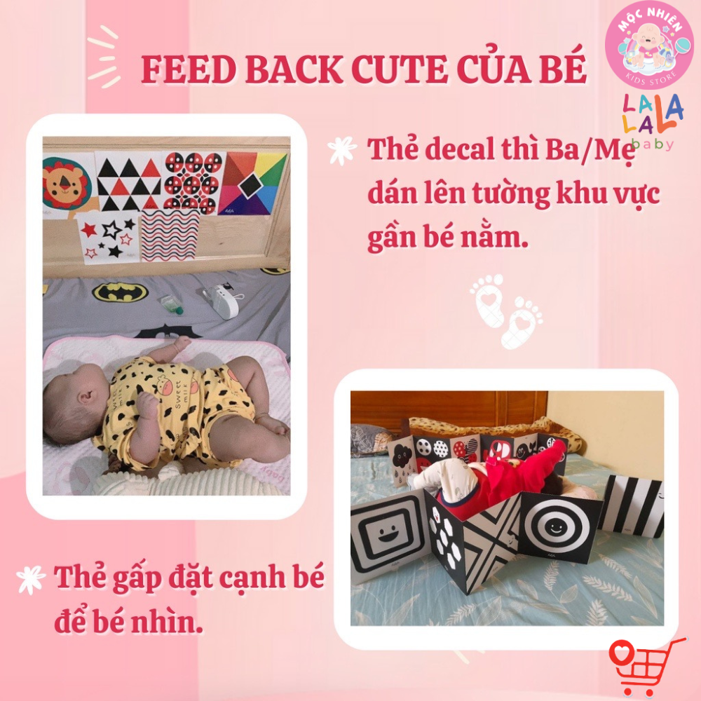 Bộ Thẻ Zigzag Kích Thích Thị Giác Trí Não Cho Trẻ Sơ Sinh - Lalala Baby