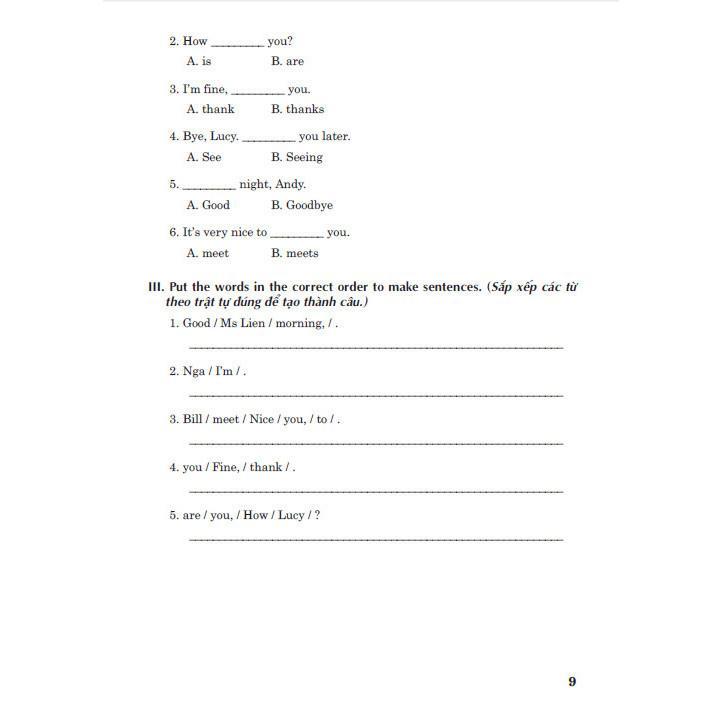 Sách - Bài Tập Dùng Kèm Tiếng Anh Lớp 3 - Biên Soạn Theo SGK Tiếng Anh 3 Global Success - Hồng Ân